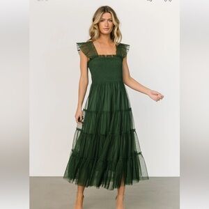 Baltic Born Emma Smocked Tulle Dress